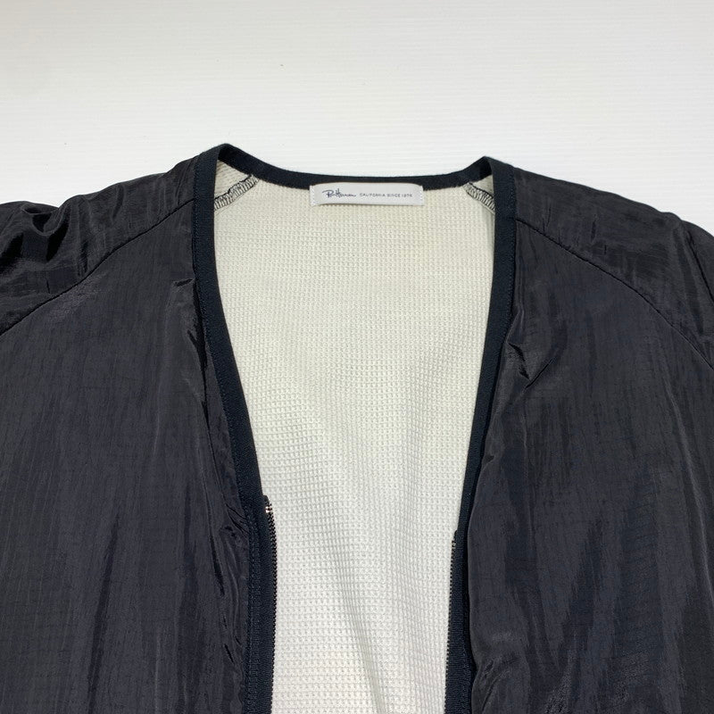 【中古品】【メンズ】 RON HERMAN ロンハーマン LINER THERMAL JACKET ライナー サーマル ジャケット ライトアウター ナイロンジャケット 140-260927-ko-09-teih サイズ：S カラー：ブラック 万代Net店