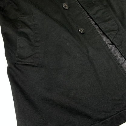 【中古品】【メンズ】 STUSSY ステューシー BALMACAAN COAT ステンカラーコート アウター ジャケット 142-260927-ko-10-teih サイズ：M カラー：ブラック 万代Net店