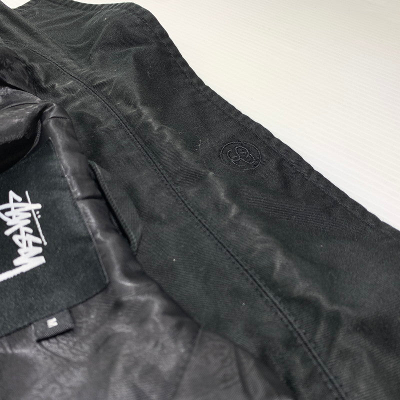 【中古品】【メンズ】 STUSSY ステューシー BALMACAAN COAT ステンカラーコート アウター ジャケット 142-260927-ko-10-teih サイズ：M カラー：ブラック 万代Net店