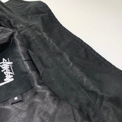 【中古品】【メンズ】 STUSSY ステューシー BALMACAAN COAT ステンカラーコート アウター ジャケット 142-260927-ko-10-teih サイズ：M カラー：ブラック 万代Net店