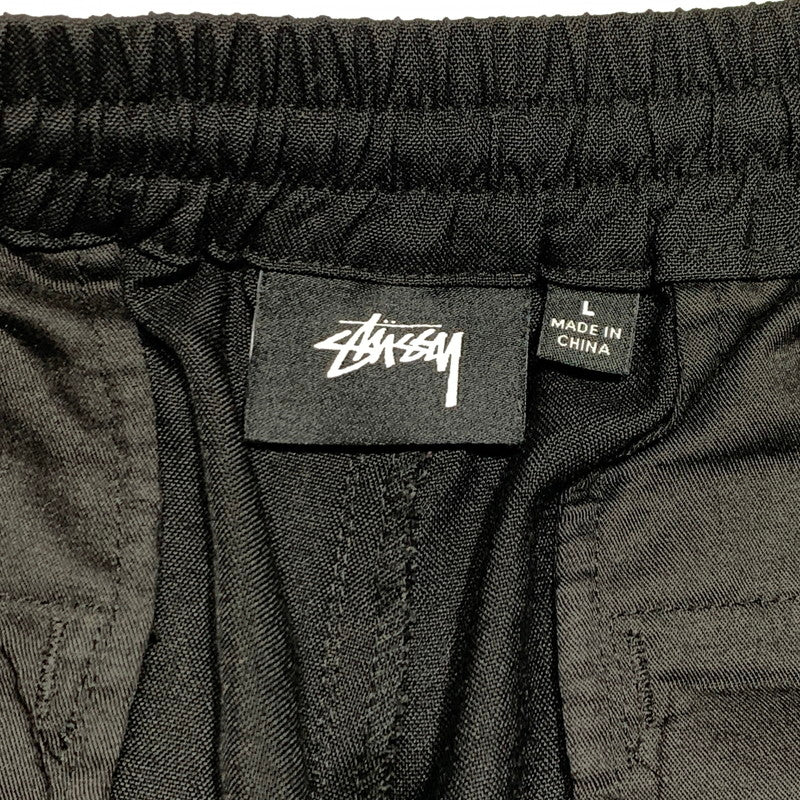 【中古品】【メンズ】 STUSSY ステューシー EASY PANTS イージーパンツ ボトムス ポリエステル レーヨン 153-260927-ko-24-teih サイズ：L カラー：ブラック 万代Net店