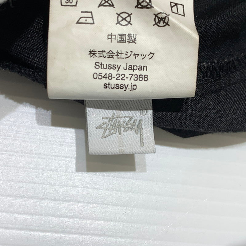 【中古品】【メンズ】 STUSSY ステューシー EASY PANTS イージーパンツ ボトムス ポリエステル レーヨン 153-260927-ko-24-teih サイズ：L カラー：ブラック 万代Net店