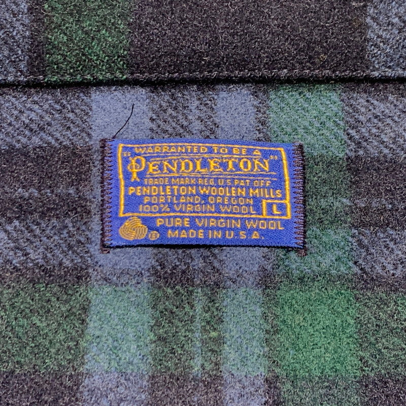 【中古品】【メンズ】 PENDLETON ペンドルトン WOOL CHECK SHIRT JACKET ウールチェック シャツ ジャケット アウター ネルシャツ 145-260927-ko-16-teih サイズ：L カラー：チェック 万代Net店