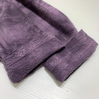 【中古品】【メンズ】 STUSSY ステューシー ODYED SEERSUCKER CHORE JACKET オーダイド シアサッカー チョア ジャケット ライトアウター 142-260927-ko-06-teih サイズ：L カラー：パープル 万代Net店