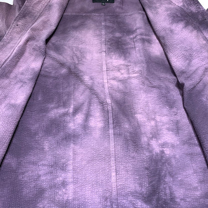 【中古品】【メンズ】 STUSSY ステューシー ODYED SEERSUCKER CHORE JACKET オーダイド シアサッカー チョア ジャケット ライトアウター 142-260927-ko-06-teih サイズ：L カラー：パープル 万代Net店