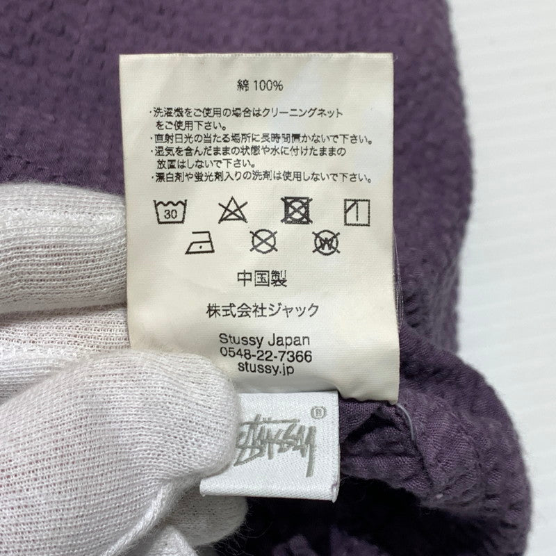 【中古品】【メンズ】 STUSSY ステューシー ODYED SEERSUCKER CHORE JACKET オーダイド シアサッカー チョア ジャケット ライトアウター 142-260927-ko-06-teih サイズ：L カラー：パープル 万代Net店
