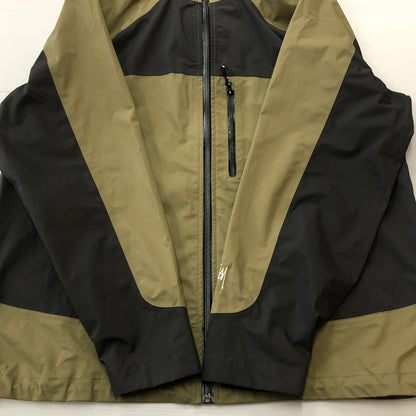 【中古品】【メンズ】 STUSSY ステューシー 115550 TAPED SEAM RAIN SHELL JACKET テープド シーム レイン シェル ジャケット アウター 142-260925-sa-05-teih サイズ：L カラー：カーキ 万代Net店
