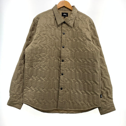 【中古品】【メンズ】 STUSSY ステューシー QUILTED JACKET 1110139 キルティング ジャケット ライトアウター 142-260927-ko-11-teih サイズ：M カラー：ベージュ系 万代Net店