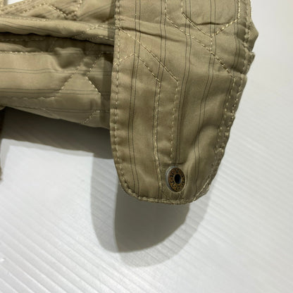 【中古品】【メンズ】 STUSSY ステューシー QUILTED JACKET 1110139 キルティング ジャケット ライトアウター 142-260927-ko-11-teih サイズ：M カラー：ベージュ系 万代Net店