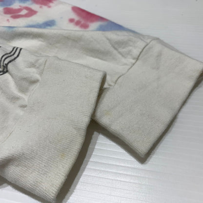 【現状渡し品】【メンズ】 STUSSY ステューシー HARVEST RAIN TD L/S TEE ハーヴェストレイン タイダイ ロングスリーブ Tシャツ 長袖 トップス 142-260927-ko-03-teih サイズ：L カラー：ホワイト 万代Net店