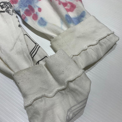 【現状渡し品】【メンズ】 STUSSY ステューシー HARVEST RAIN TD L/S TEE ハーヴェストレイン タイダイ ロングスリーブ Tシャツ 長袖 トップス 142-260927-ko-03-teih サイズ：L カラー：ホワイト 万代Net店