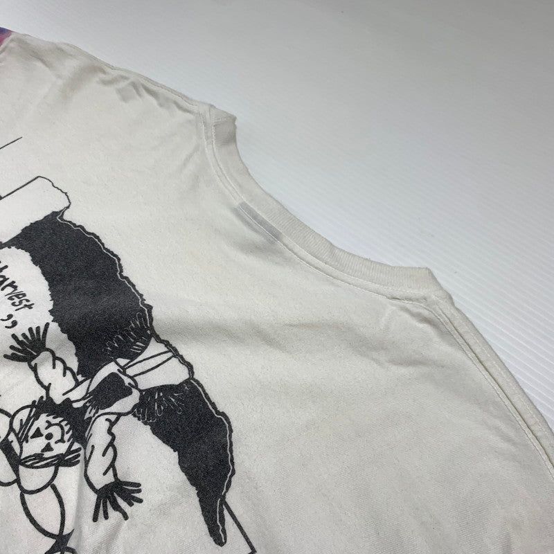 【現状渡し品】【メンズ】 STUSSY ステューシー HARVEST RAIN TD L/S TEE ハーヴェストレイン タイダイ ロングスリーブ Tシャツ 長袖 トップス 142-260927-ko-03-teih サイズ：L カラー：ホワイト 万代Net店