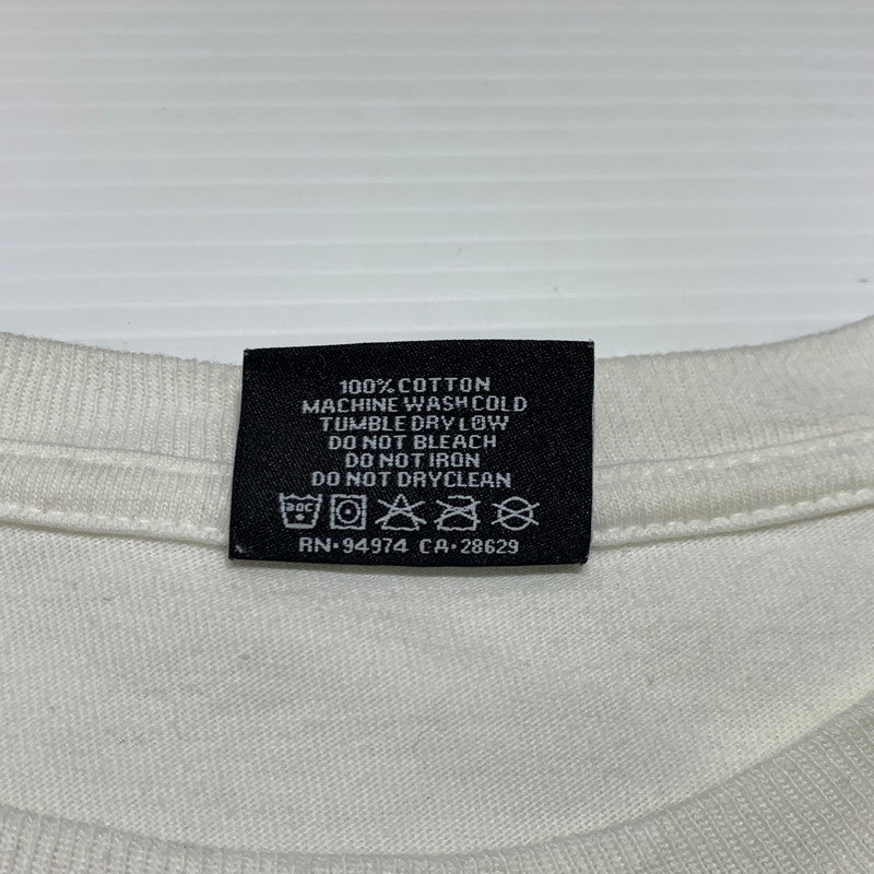【現状渡し品】【メンズ】 STUSSY ステューシー HARVEST RAIN TD L/S TEE ハーヴェストレイン タイダイ ロングスリーブ Tシャツ 長袖 トップス 142-260927-ko-03-teih サイズ：L カラー：ホワイト 万代Net店