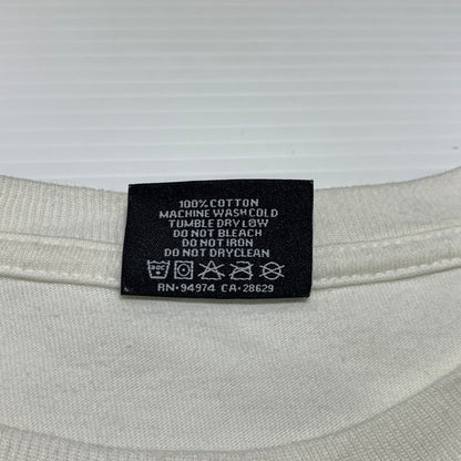 【現状渡し品】【メンズ】 STUSSY ステューシー HARVEST RAIN TD L/S TEE ハーヴェストレイン タイダイ ロングスリーブ Tシャツ 長袖 トップス 142-260927-ko-03-teih サイズ：L カラー：ホワイト 万代Net店