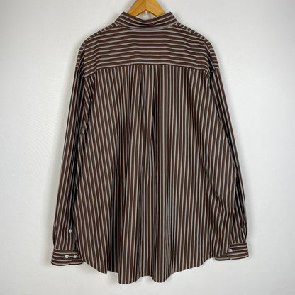 【中古品】【メンズ】 KANEMASA PHIL. カネマサフィル × ＋81 プラスエイティワン 別注コラボ STRIPE ROYAL OX DRESS KNIT SHIRT 別注ストライプ ロイヤル オックス ドレスニット シャツ トップス 140-260928-ss-04-teih サイズ：L カラー：ストライプ 万代Net店