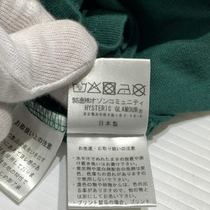 【中古品】【メンズ】 HYSTERIC GLAMOUR ヒステリックグラマー EVERY DAY HOLIDAY T-SHIRT 02261CT10 エブリデイ ホリデイ Tシャツ 半袖 トップス 140-260927-ko-04-teih サイズ：L カラー：グリーン 万代Net店