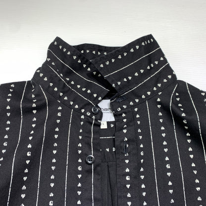 【中古品】【メンズ】 Carhartt WIP カーハートワークインプログレス S/S DREWE SHIRT I034537 ショートスリーブ ドリュー シャツ 半袖 トップス ボタンダウン 145-260927-ko-05-teih サイズ：L カラー：ブラックストライプ 万代Net店