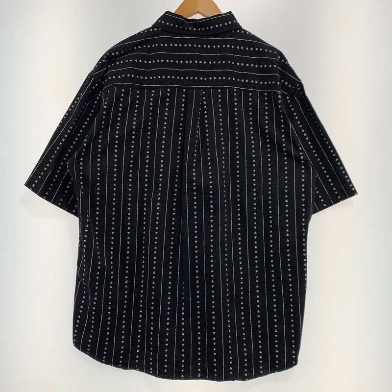 【中古品】【メンズ】 Carhartt WIP カーハートワークインプログレス S/S DREWE SHIRT I034537 ショートスリーブ ドリュー シャツ 半袖 トップス ボタンダウン 145-260927-ko-05-teih サイズ：L カラー：ブラックストライプ 万代Net店