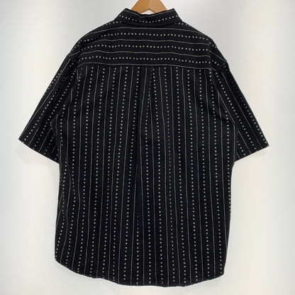 【中古品】【メンズ】 Carhartt WIP カーハートワークインプログレス S/S DREWE SHIRT I034537 ショートスリーブ ドリュー シャツ 半袖 トップス ボタンダウン 145-260927-ko-05-teih サイズ：L カラー：ブラックストライプ 万代Net店