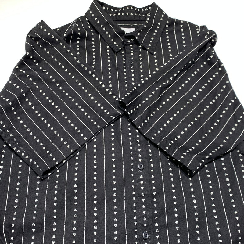 【中古品】【メンズ】 Carhartt WIP カーハートワークインプログレス S/S DREWE SHIRT I034537 ショートスリーブ ドリュー シャツ 半袖 トップス ボタンダウン 145-260927-ko-05-teih サイズ：L カラー：ブラックストライプ 万代Net店