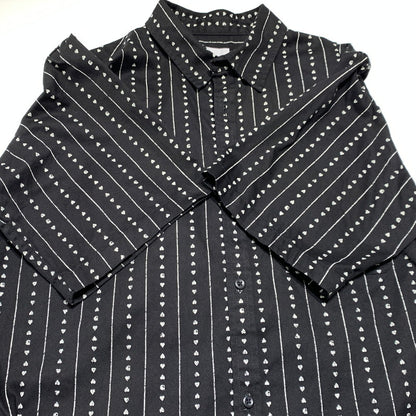 【中古品】【メンズ】 Carhartt WIP カーハートワークインプログレス S/S DREWE SHIRT I034537 ショートスリーブ ドリュー シャツ 半袖 トップス ボタンダウン 145-260927-ko-05-teih サイズ：L カラー：ブラックストライプ 万代Net店