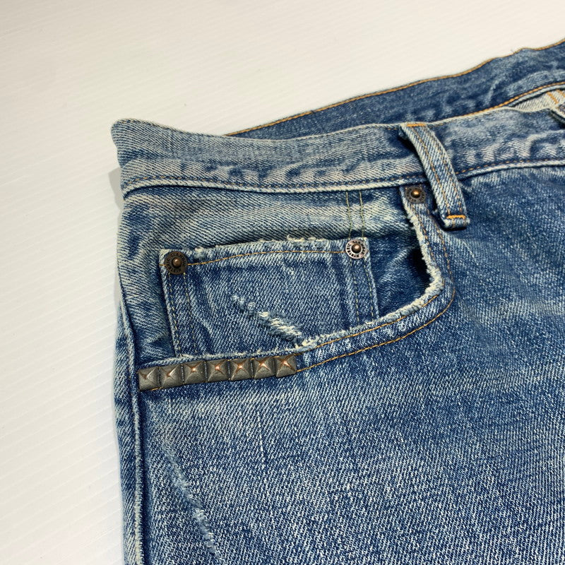 【中古品】【メンズ】 HYSTERIC GLAMOUR ヒステリックグラマー STRAIGHT DENIM PANTS 02253AP64 ストレート デニムパンツ ボトムス ジーンズ 151-260927-ko-29-teih サイズ：34 カラー：インディゴ 万代Net店