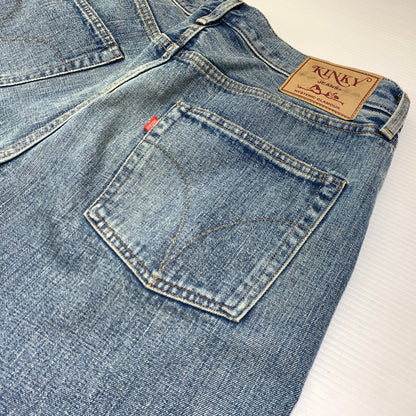 【中古品】【メンズ】 HYSTERIC GLAMOUR ヒステリックグラマー STRAIGHT DENIM PANTS 02253AP64 ストレート デニムパンツ ボトムス ジーンズ 151-260927-ko-29-teih サイズ：34 カラー：インディゴ 万代Net店