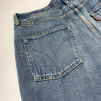 【中古品】【メンズ】 HYSTERIC GLAMOUR ヒステリックグラマー STRAIGHT DENIM PANTS 02253AP64 ストレート デニムパンツ ボトムス ジーンズ 151-260927-ko-29-teih サイズ：34 カラー：インディゴ 万代Net店