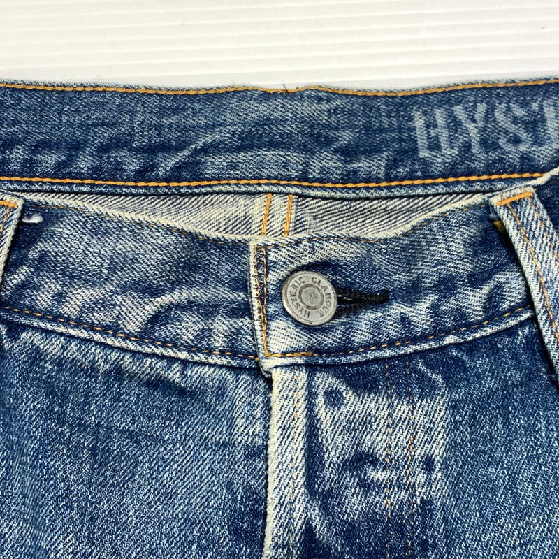 【中古品】【メンズ】 HYSTERIC GLAMOUR ヒステリックグラマー STRAIGHT DENIM PANTS 02253AP64 ストレート デニムパンツ ボトムス ジーンズ 151-260927-ko-29-teih サイズ：34 カラー：インディゴ 万代Net店