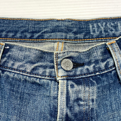 【中古品】【メンズ】 HYSTERIC GLAMOUR ヒステリックグラマー STRAIGHT DENIM PANTS 02253AP64 ストレート デニムパンツ ボトムス ジーンズ 151-260927-ko-29-teih サイズ：34 カラー：インディゴ 万代Net店