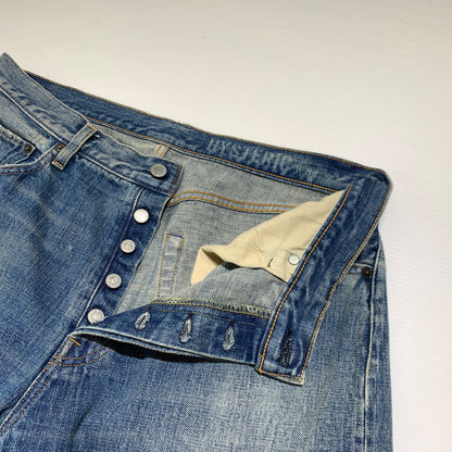 【中古品】【メンズ】 HYSTERIC GLAMOUR ヒステリックグラマー STRAIGHT DENIM PANTS 02253AP64 ストレート デニムパンツ ボトムス ジーンズ 151-260927-ko-29-teih サイズ：34 カラー：インディゴ 万代Net店