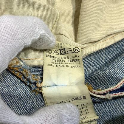 【中古品】【メンズ】 HYSTERIC GLAMOUR ヒステリックグラマー STRAIGHT DENIM PANTS 02253AP64 ストレート デニムパンツ ボトムス ジーンズ 151-260927-ko-29-teih サイズ：34 カラー：インディゴ 万代Net店