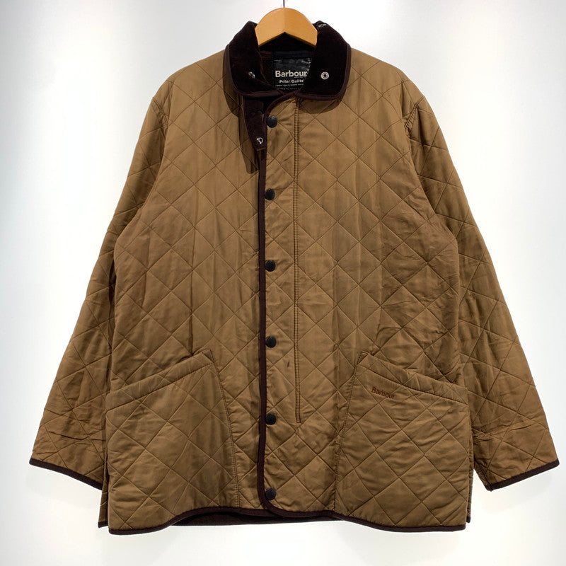 【現状渡し品】【メンズ】 BARBOUR バブアー DURACOTTN POLARQUILT JACKET D212 デュラコットン ポーラーキルト ジャケット アウター 145-260927-ko-18-teih サイズ：L カラー：ブラウン系 万代Net店