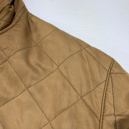 【現状渡し品】【メンズ】 BARBOUR バブアー DURACOTTN POLARQUILT JACKET D212 デュラコットン ポーラーキルト ジャケット アウター 145-260927-ko-18-teih サイズ：L カラー：ブラウン系 万代Net店