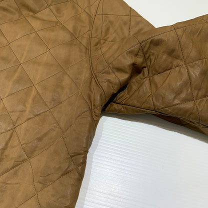 【現状渡し品】【メンズ】 BARBOUR バブアー DURACOTTN POLARQUILT JACKET D212 デュラコットン ポーラーキルト ジャケット アウター 145-260927-ko-18-teih サイズ：L カラー：ブラウン系 万代Net店
