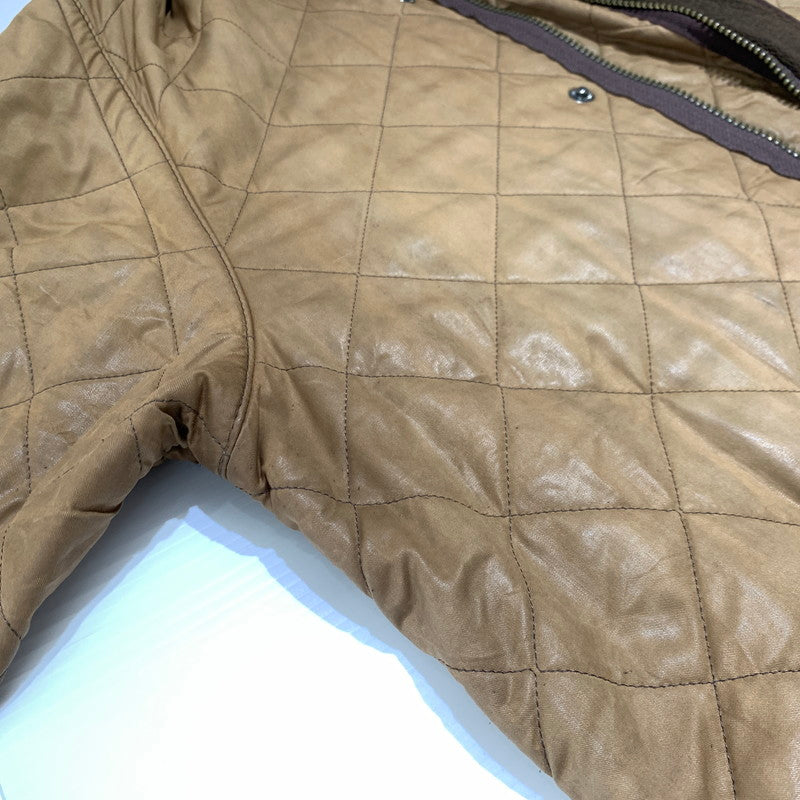【現状渡し品】【メンズ】 BARBOUR バブアー DURACOTTN POLARQUILT JACKET D212 デュラコットン ポーラーキルト ジャケット アウター 145-260927-ko-18-teih サイズ：L カラー：ブラウン系 万代Net店