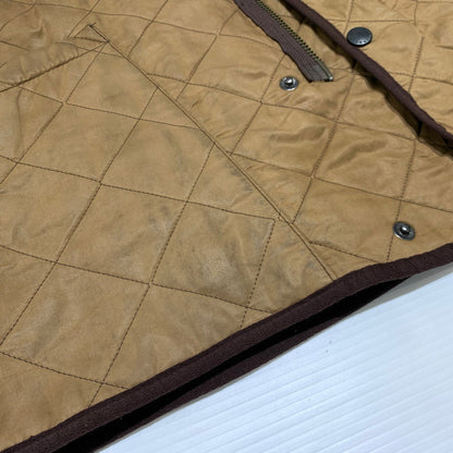 【現状渡し品】【メンズ】 BARBOUR バブアー DURACOTTN POLARQUILT JACKET D212 デュラコットン ポーラーキルト ジャケット アウター 145-260927-ko-18-teih サイズ：L カラー：ブラウン系 万代Net店