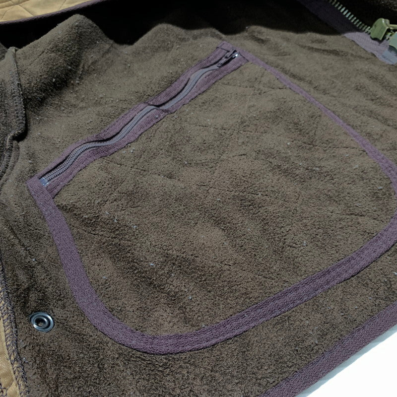 【現状渡し品】【メンズ】 BARBOUR バブアー DURACOTTN POLARQUILT JACKET D212 デュラコットン ポーラーキルト ジャケット アウター 145-260927-ko-18-teih サイズ：L カラー：ブラウン系 万代Net店