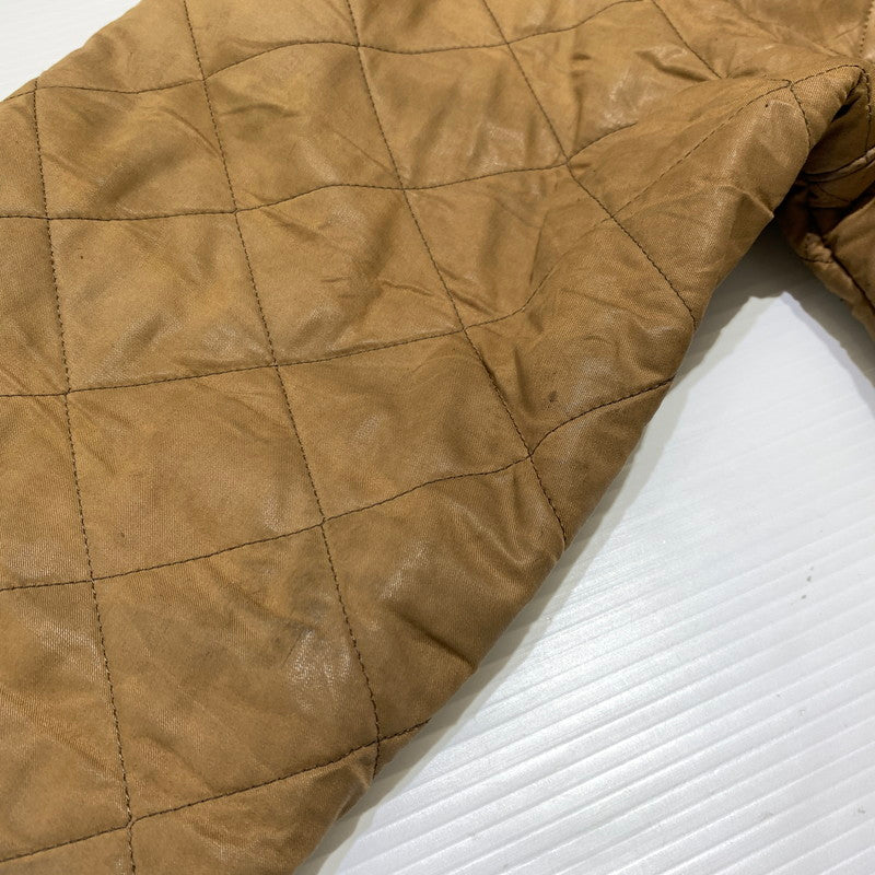 【現状渡し品】【メンズ】 BARBOUR バブアー DURACOTTN POLARQUILT JACKET D212 デュラコットン ポーラーキルト ジャケット アウター 145-260927-ko-18-teih サイズ：L カラー：ブラウン系 万代Net店
