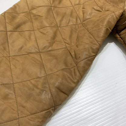 【現状渡し品】【メンズ】 BARBOUR バブアー DURACOTTN POLARQUILT JACKET D212 デュラコットン ポーラーキルト ジャケット アウター 145-260927-ko-18-teih サイズ：L カラー：ブラウン系 万代Net店