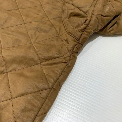 【現状渡し品】【メンズ】 BARBOUR バブアー DURACOTTN POLARQUILT JACKET D212 デュラコットン ポーラーキルト ジャケット アウター 145-260927-ko-18-teih サイズ：L カラー：ブラウン系 万代Net店