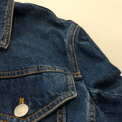 【中古品】【メンズ】 ALEXANDER MCQUEEN アレキサンダーマックイーン DENIM PEPLUM JACKET デニム ペプラム ジャケット アウター 168-260925-sa-08-teih サイズ：38 カラー：インディゴ 万代Net店
