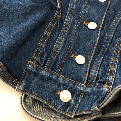 【中古品】【メンズ】 ALEXANDER MCQUEEN アレキサンダーマックイーン DENIM PEPLUM JACKET デニム ペプラム ジャケット アウター 168-260925-sa-08-teih サイズ：38 カラー：インディゴ 万代Net店
