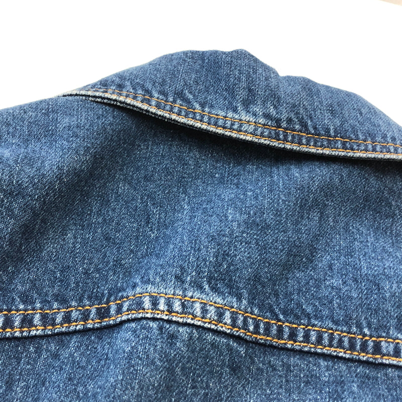 【中古品】【メンズ】 ALEXANDER MCQUEEN アレキサンダーマックイーン DENIM PEPLUM JACKET デニム ペプラム ジャケット アウター 168-260925-sa-08-teih サイズ：38 カラー：インディゴ 万代Net店