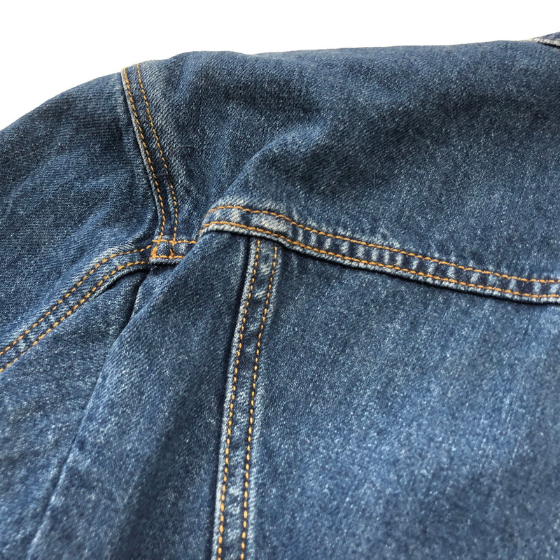 【中古品】【メンズ】 ALEXANDER MCQUEEN アレキサンダーマックイーン DENIM PEPLUM JACKET デニム ペプラム ジャケット アウター 168-260925-sa-08-teih サイズ：38 カラー：インディゴ 万代Net店