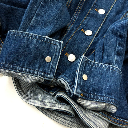 【中古品】【メンズ】 ALEXANDER MCQUEEN アレキサンダーマックイーン DENIM PEPLUM JACKET デニム ペプラム ジャケット アウター 168-260925-sa-08-teih サイズ：38 カラー：インディゴ 万代Net店