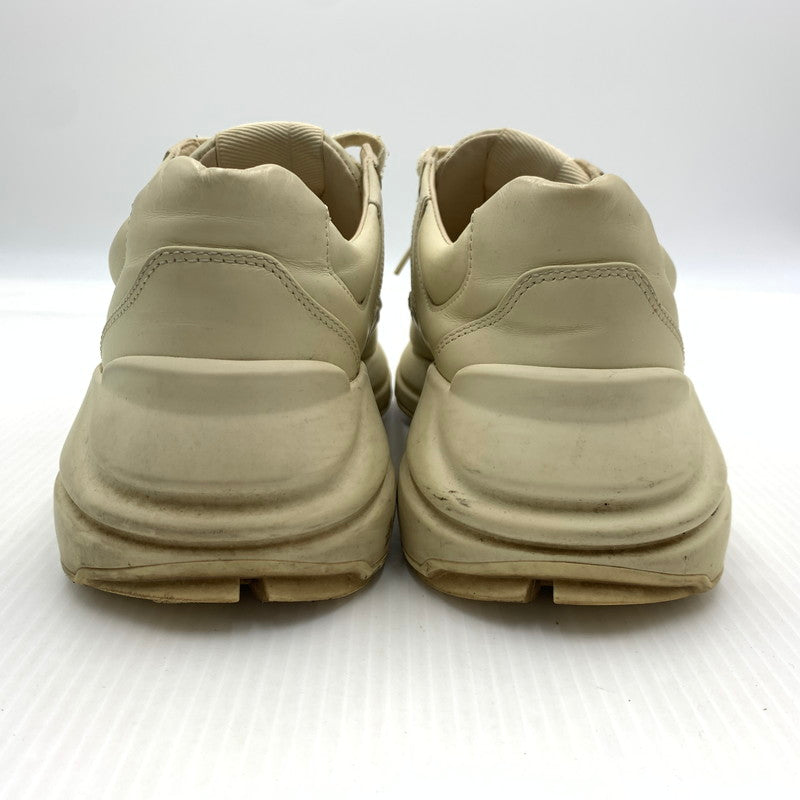 【現状渡し品】【レディース】 GUCCI グッチ RYHTON LOGO SNEAKERS 528892 ライトン ロゴ スニーカー 靴 ウィメンズ 162-260929-ko-21-teih サイズ：36.5 カラー：ベージュ系 万代Net店