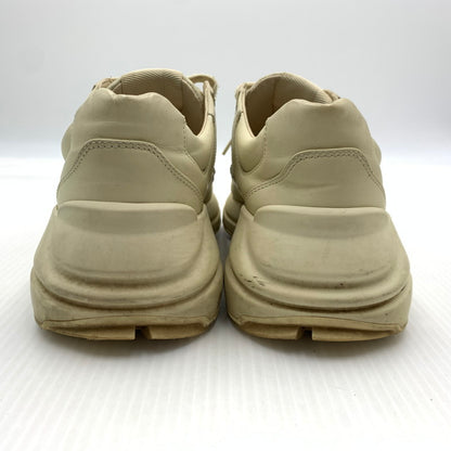 【現状渡し品】【レディース】 GUCCI グッチ RYHTON LOGO SNEAKERS 528892 ライトン ロゴ スニーカー 靴 ウィメンズ 162-260929-ko-21-teih サイズ：36.5 カラー：ベージュ系 万代Net店