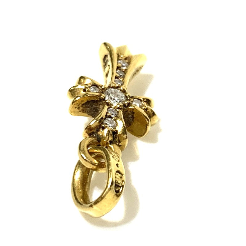 【中古品】【メンズ】 CHROME HEARTS クロムハーツ 22K CRS BBYFAT P DIA クロス ベビーファット チャーム パヴェダイヤモンド アクセサリー ペンダントトップ 190-261027-ko-07-teih カラー：ゴールド 万代Net店