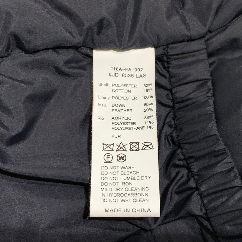 【中古品】【レディース】 DANTON ダントン DOWN JAKCET 18A-FA-002 ダウンジャケット アウター フーディ ファー 168-260927-ko-30-teih サイズ：42 カラー：グレー系 万代Net店